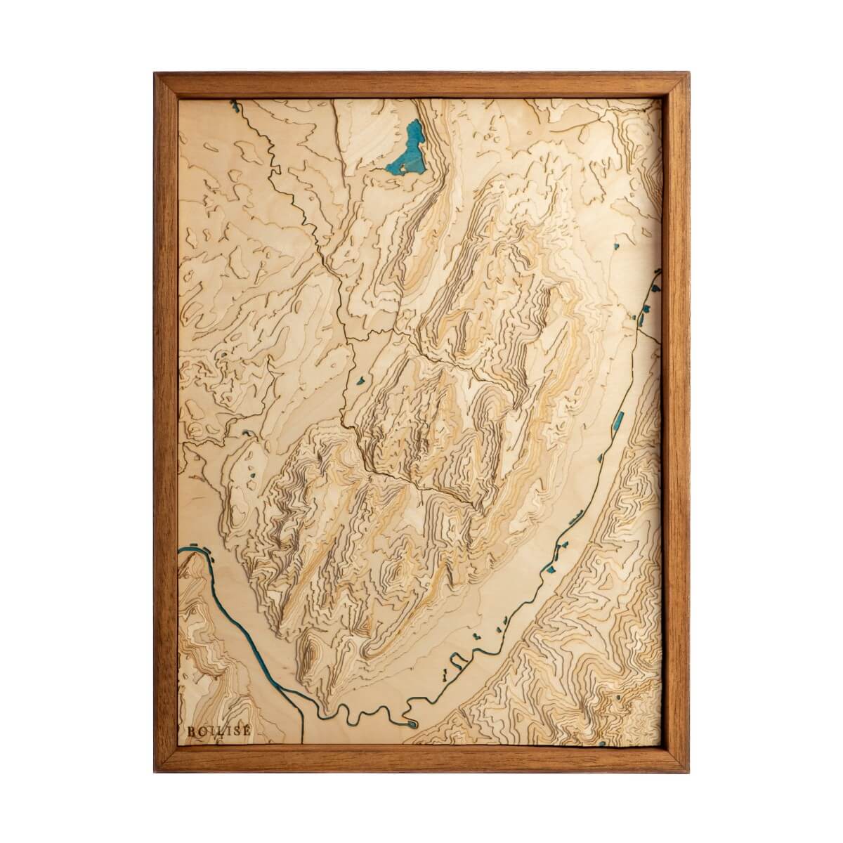 Tableau en bois personnalisé : Le Massif de la Chartreuse